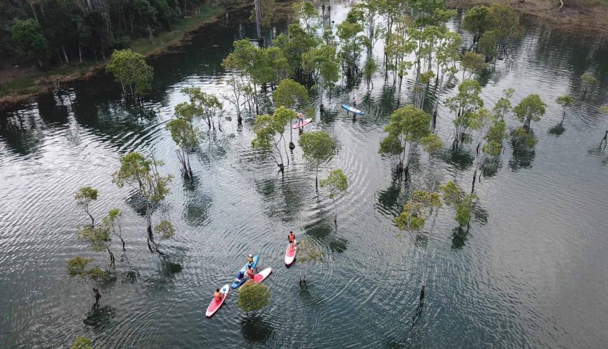 Tour Chèo thuyền súp trên Hồ Tuyền Lâm Ngắm Lá Phong
