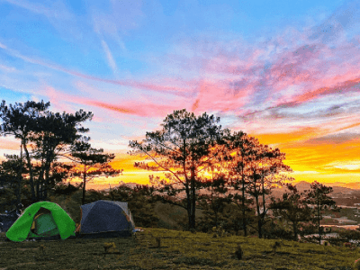Tour cắm trại trên đồi Đa Phú